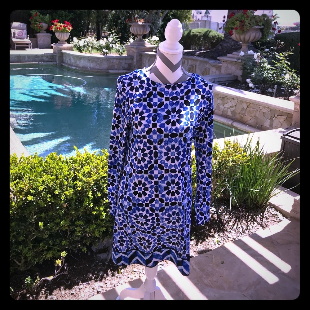 🌸Super versatile sheath long sleeve dress w zip